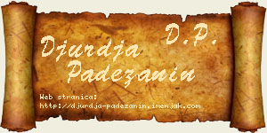 Đurđa Padežanin vizit kartica